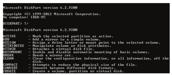 windows 7 64-bitowy można zainstalować także w UeFi. Kto chce zrobić to bezpośrednio z klucza USB, musi go najpierw sformatować za pomocą windowsowego narzędzia DiskPart w systemie FAT 32