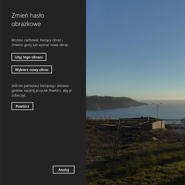 Hasło obrazkowe w Windows 8 nieskuteczne