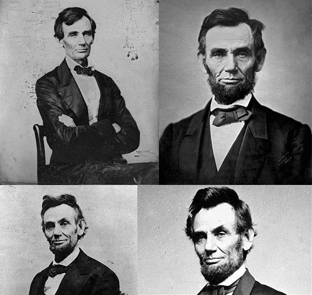 Jedną z osób, która wbrew regułom chętnie uśmiechała się na zdjęciach portretowych, był Abraham Lincoln.
