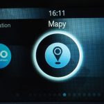 Podstawowa nakładka Sensus Connected Touch z bardzo dużymi, wygodnymi ikonami programów.