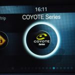 Podstawowa nakładka Sensus Connected Touch z bardzo dużymi, wygodnymi ikonami programów.