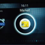 Podstawowa nakładka Sensus Connected Touch z bardzo dużymi, wygodnymi ikonami programów.