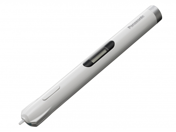 Tablet może zostać wyposażony opcjonalnie w elektroniczny rysik (Panasonic Electronic Touch Pen).