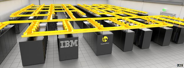 Tak, według IBM-a, będzie wyglądać superkomputer przyszłości, zasilany i chłodzony tą samą cieczą.