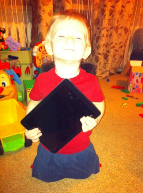 Tablet - przytulak