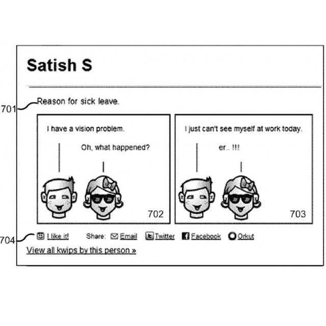 Szkic z wniosku patentowego Google'a