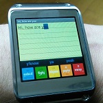 Pięcioprzyciskowa klawiatura do smartwatchy i smartfonów