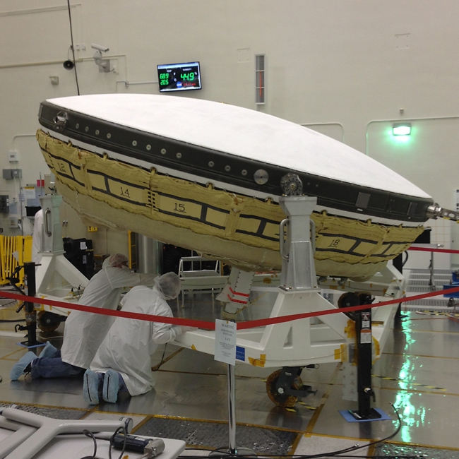 NASA: lądownik w kształcie… latającego talerza