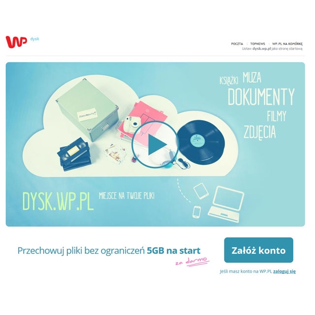 Wirtualna Polska chce konkurować z OneDrivem
