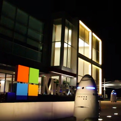 Microsoft wykorzysta roboty w roli ochroniarzy