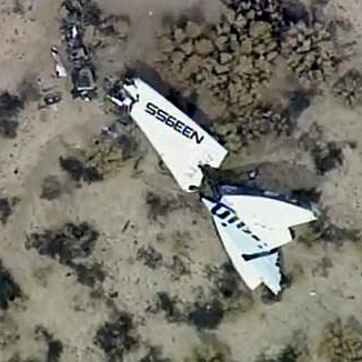 SpaceShipTwo rozbił się w czasie lotu próbnego