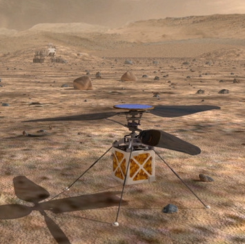 NASA chce wykorzystać na Marsie latające drony