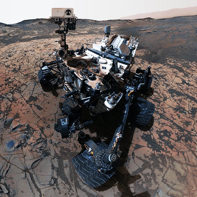 Nawet marsjański łazik Curiosity robi sobie samoj… selfiki!