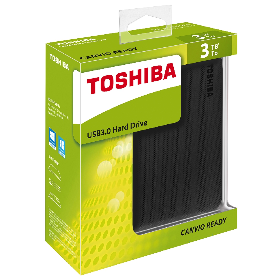 Nowy dysk zewnętrzny Toshiba ma 3 TB pojemności