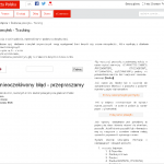 Strona, na którą zostaje przekierowany użytkownik po kliknięciu w link. Po przepisaniu kodu, nastąpi pobieranie złośliwego oprogramowania