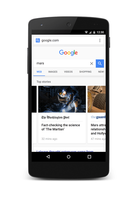 Oto Google Accelerated Mobile Pages
