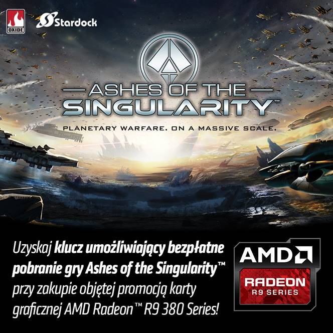 Ashes of the Singularity bezpłatnie przy zakupie AMD Radeon R9 Serii 380
