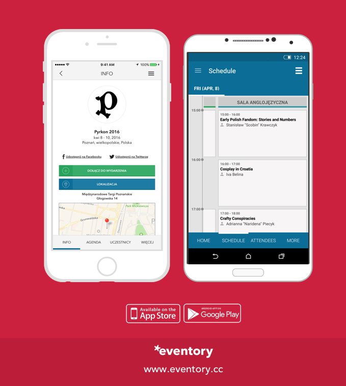 Pyrkon 2016 z aplikacją Eventory!