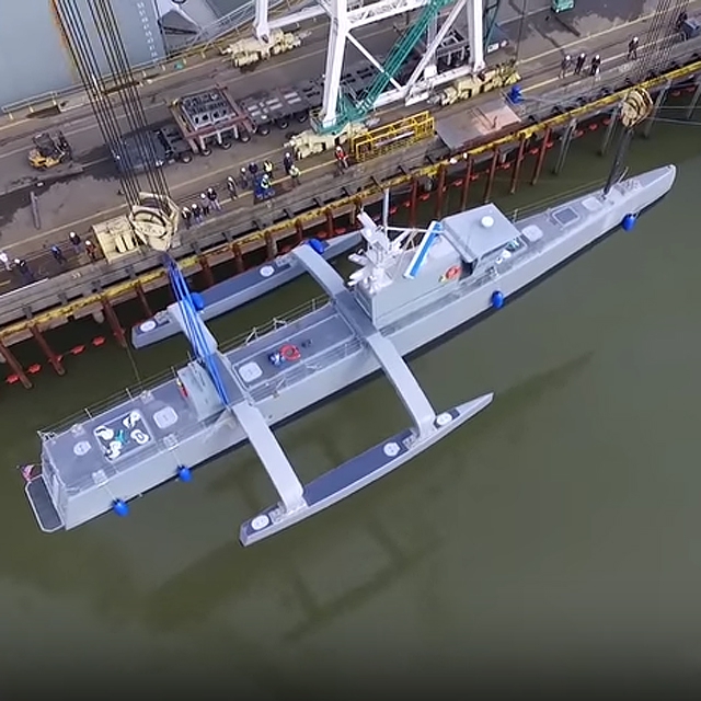 DARPA: testy prędkości drona polującego na łodzie podwodne