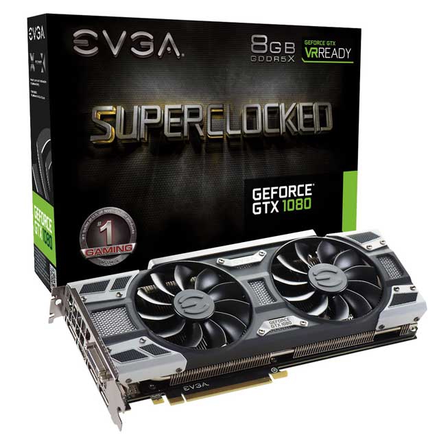 EVGA: nowe karty graficzne z układem GeForce GTX 1080