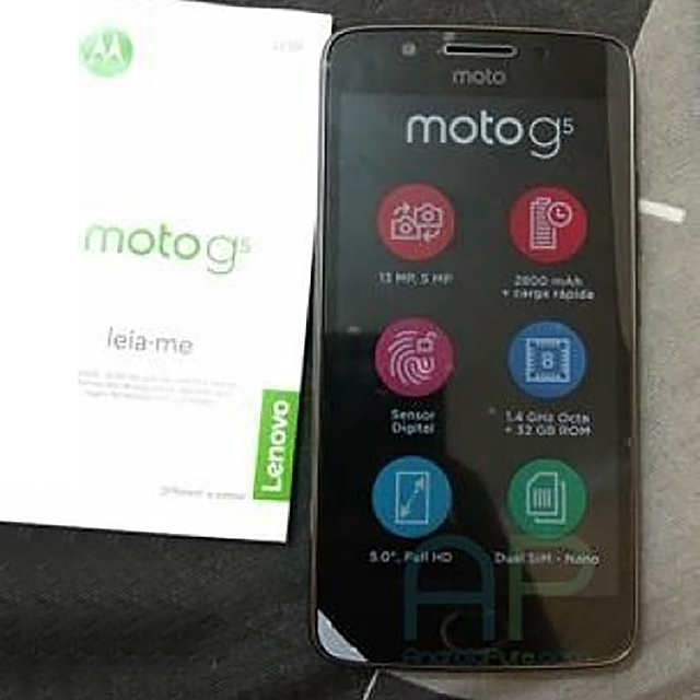 Motorola Moto G5: znamy zdjęcia i specyfikację techniczną