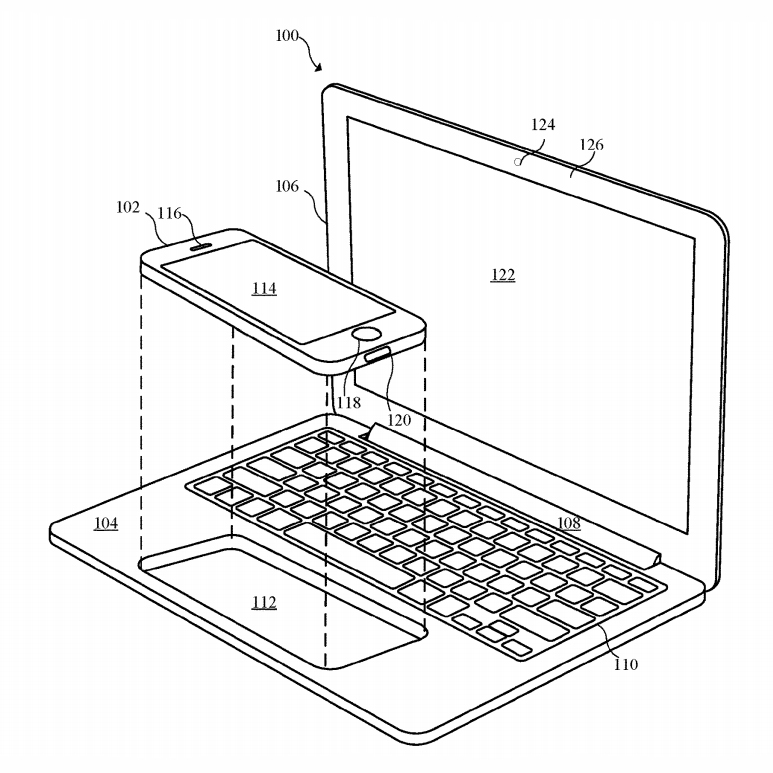 Apple patentuje połączenie iPhone’a i MacBooka
