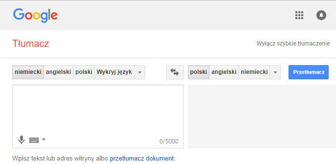 Tłumacz Google