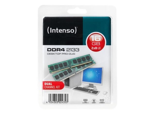 Intenso Desktop Pro 2x 8GB DDR4-2133 (5641162)