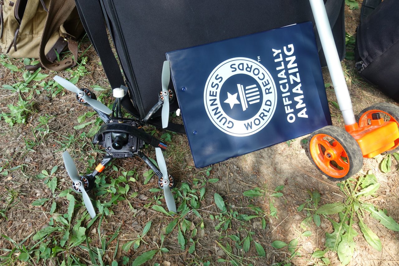 Dron RacerX ustanowił rekord Guinessa prędkości tego typu urządzeń (fot. DRL)
