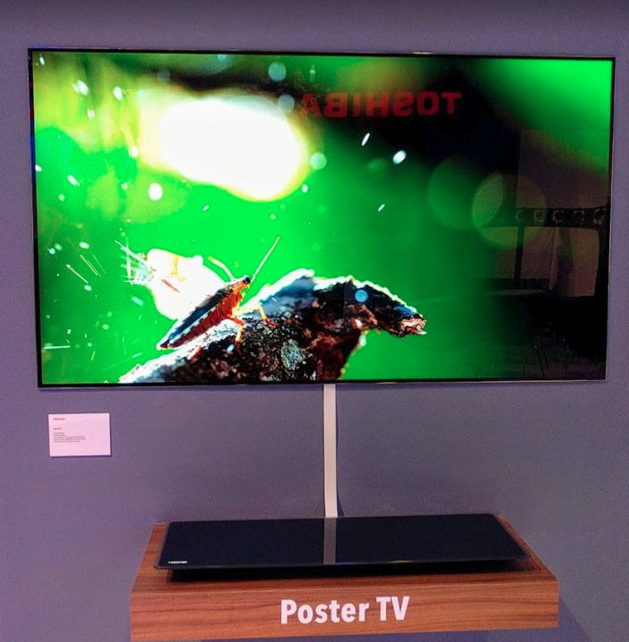 Toshiba Poster TV - prototyp naściennego telewizora