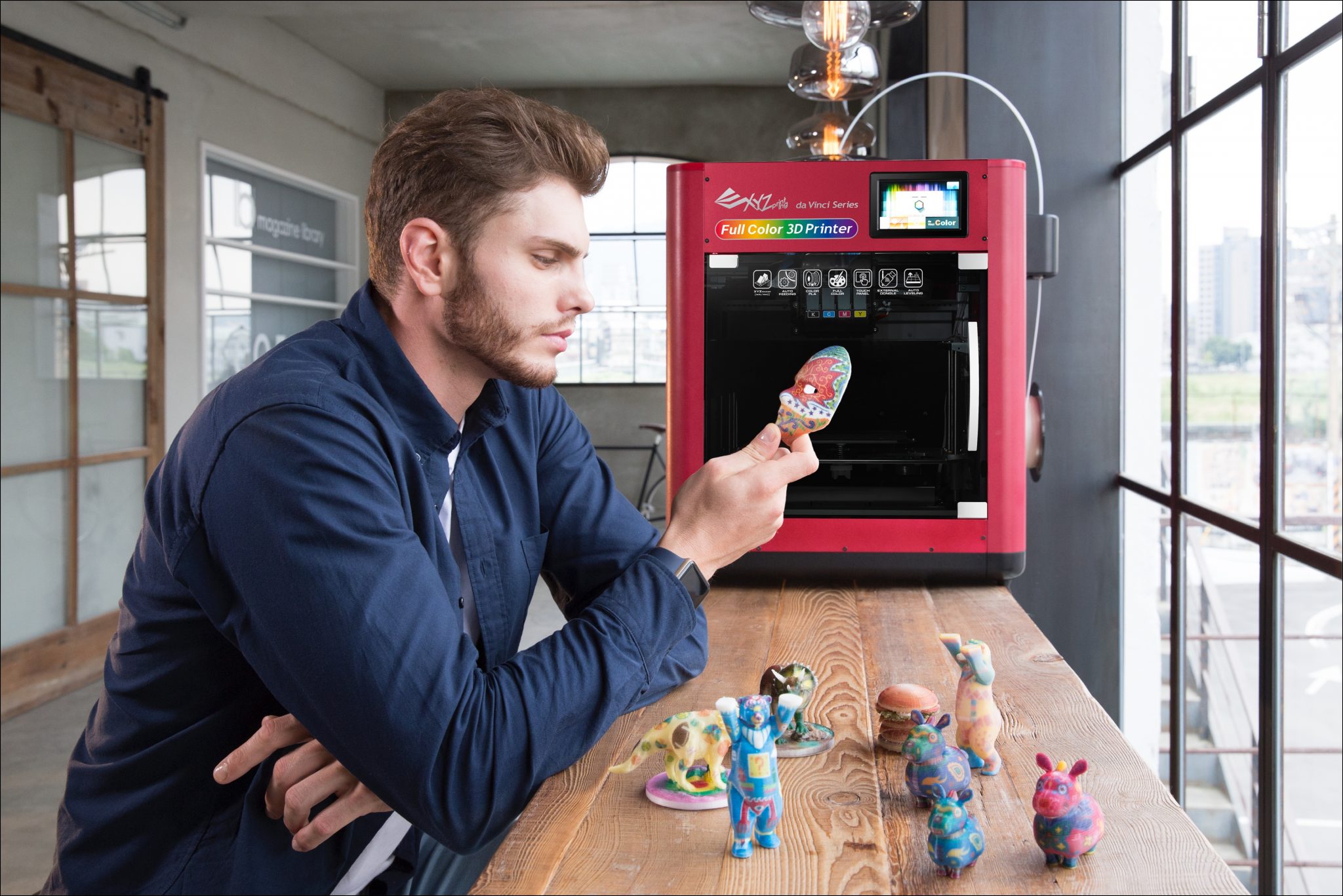 Wielokolorowa drukarka 3D