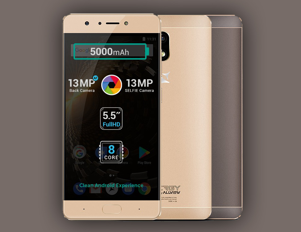 Smartfon Allview z 5000 mAh trafia do przedsprzedaży