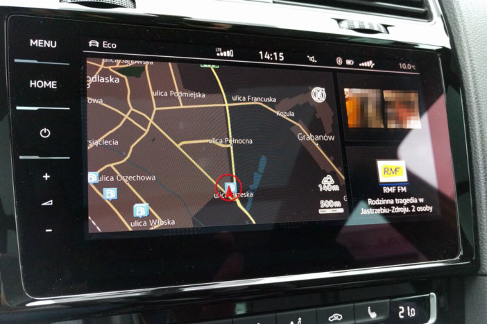 VW - domowy ekran Discover Pro