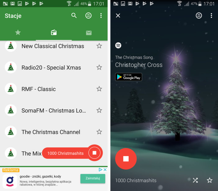 aplikacje świąteczne
