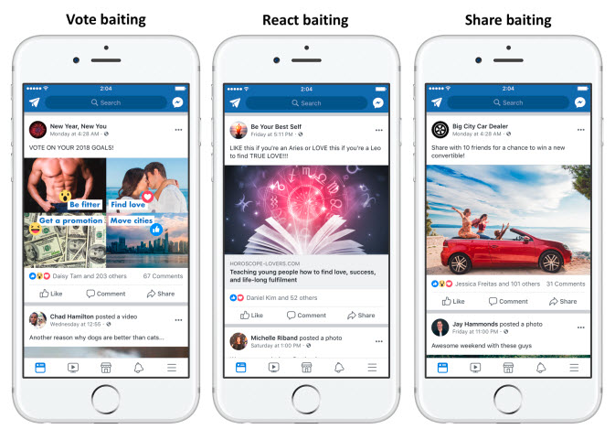 Facebook walczy z "engagement bait"