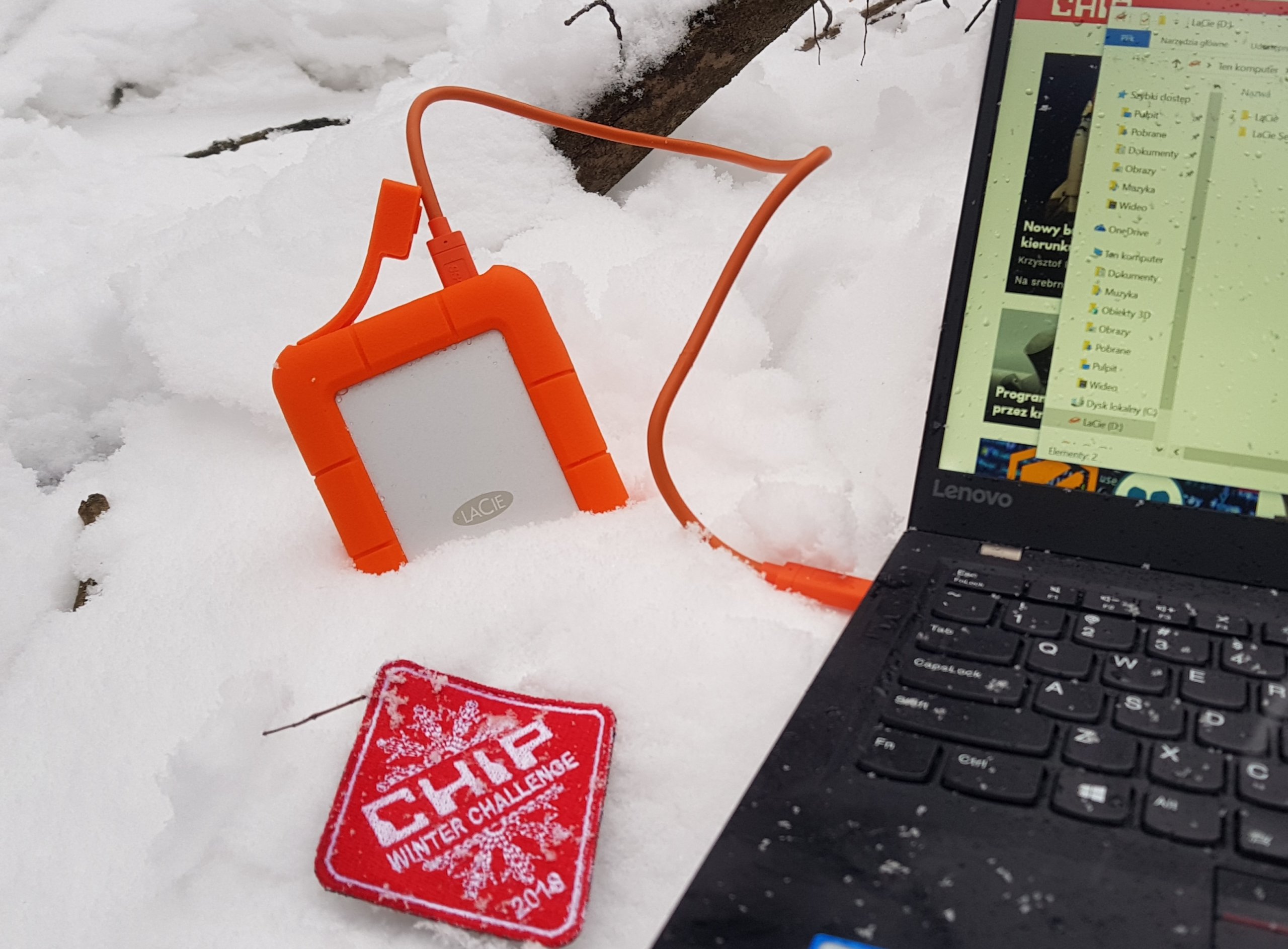 CHIP Winter Challenge: pancerny dysk SSD LaCie w ciężkich testach