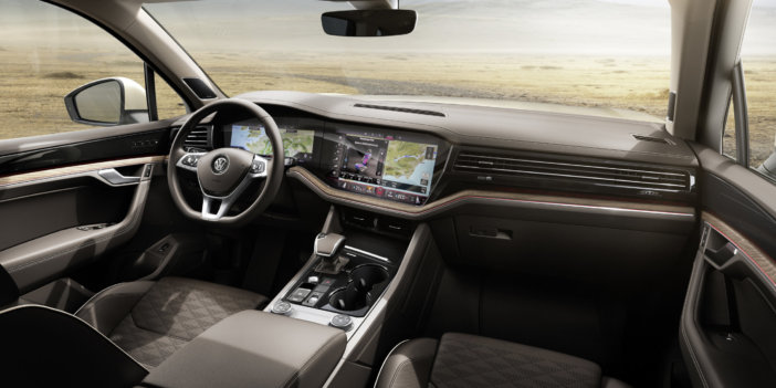 VW Touareg - kokpit