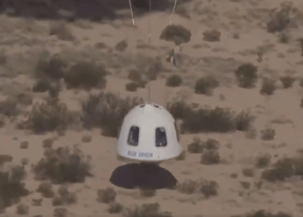 Blue Origin przetestowało kapsułę ratunkową