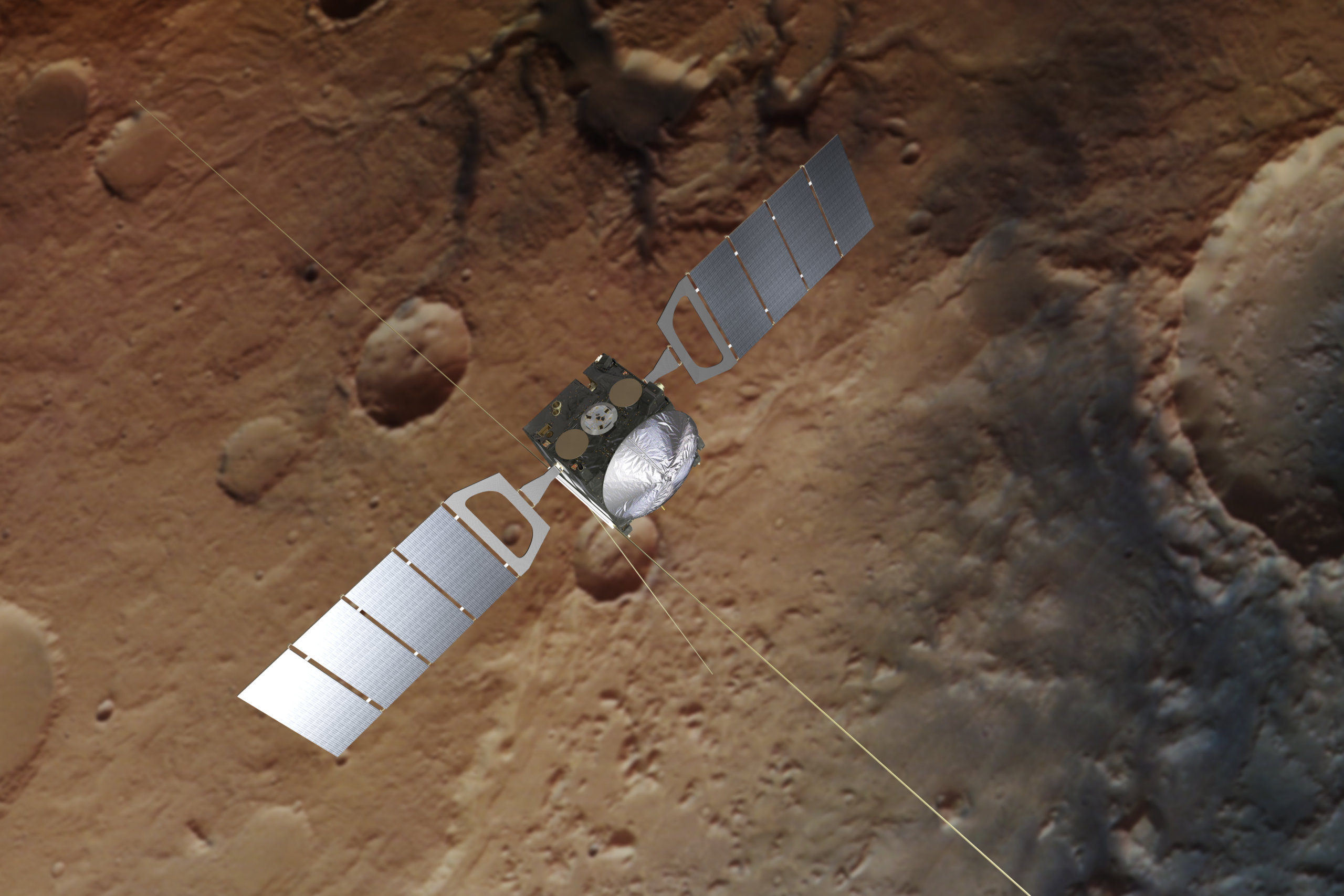Pod powierzchnią Marsa wykryto wodę w stanie ciekłym