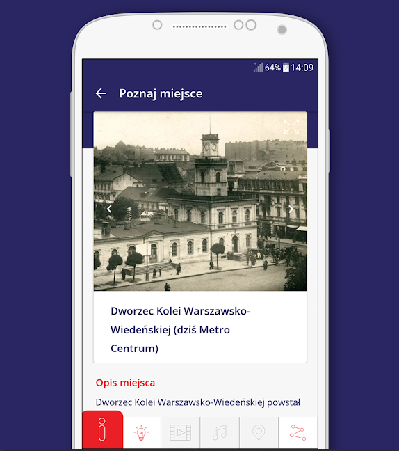 Warszawa z 1918 roku w aplikacji na Androida i iOS-a
