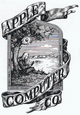pierwsze logo apple
