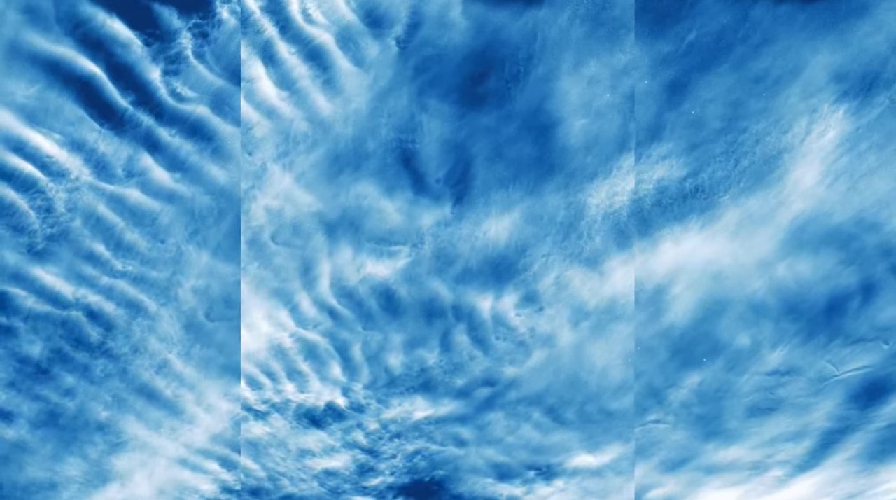 NASA: fale grawitacyjne rozchodzące się w atmosferze na podstawie obserwacji chmur nad Arktyką