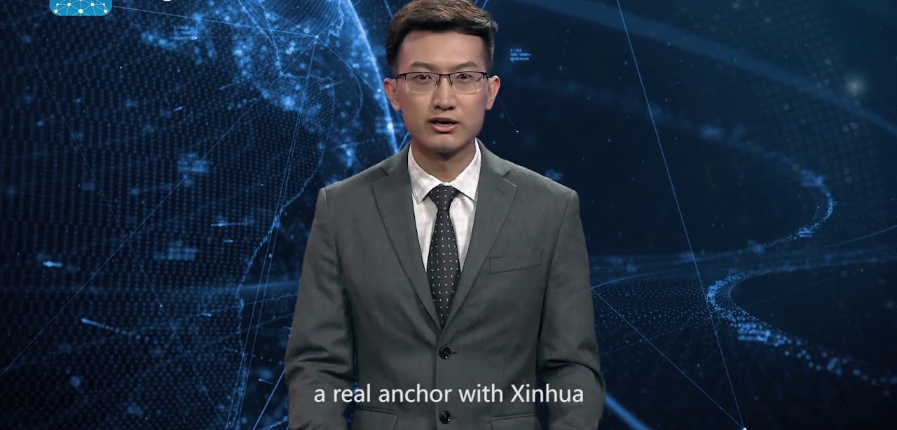 Cyborg-prezenter czyta w Chinach wiadomości prawie jak człowiek