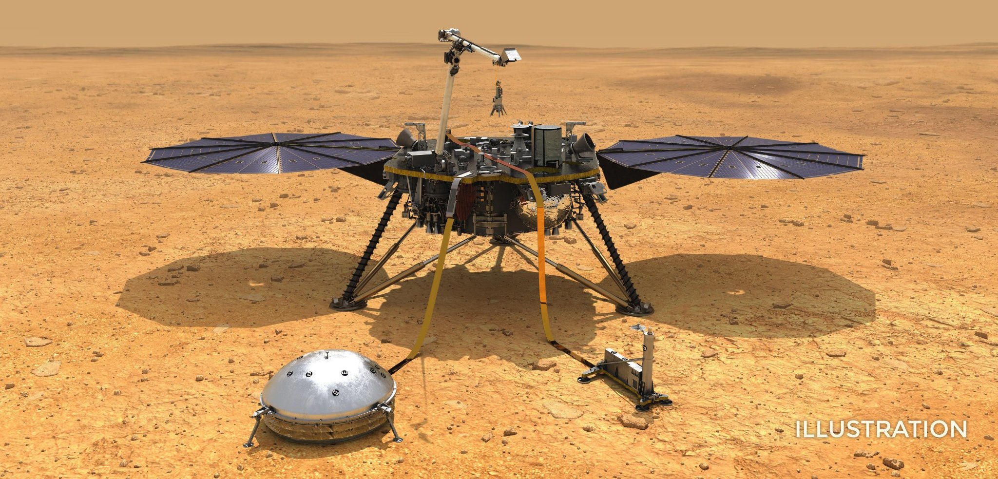 Sonda InSight przysłała z Marsa nowe zdjęcia