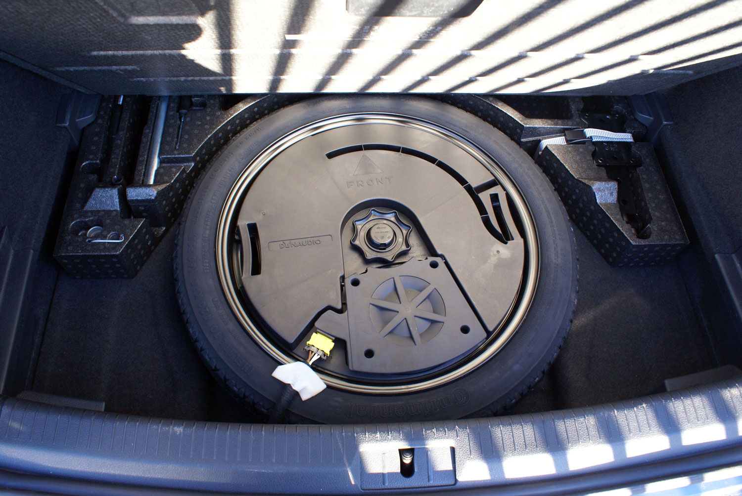 VW Golf R - koło zapasowe