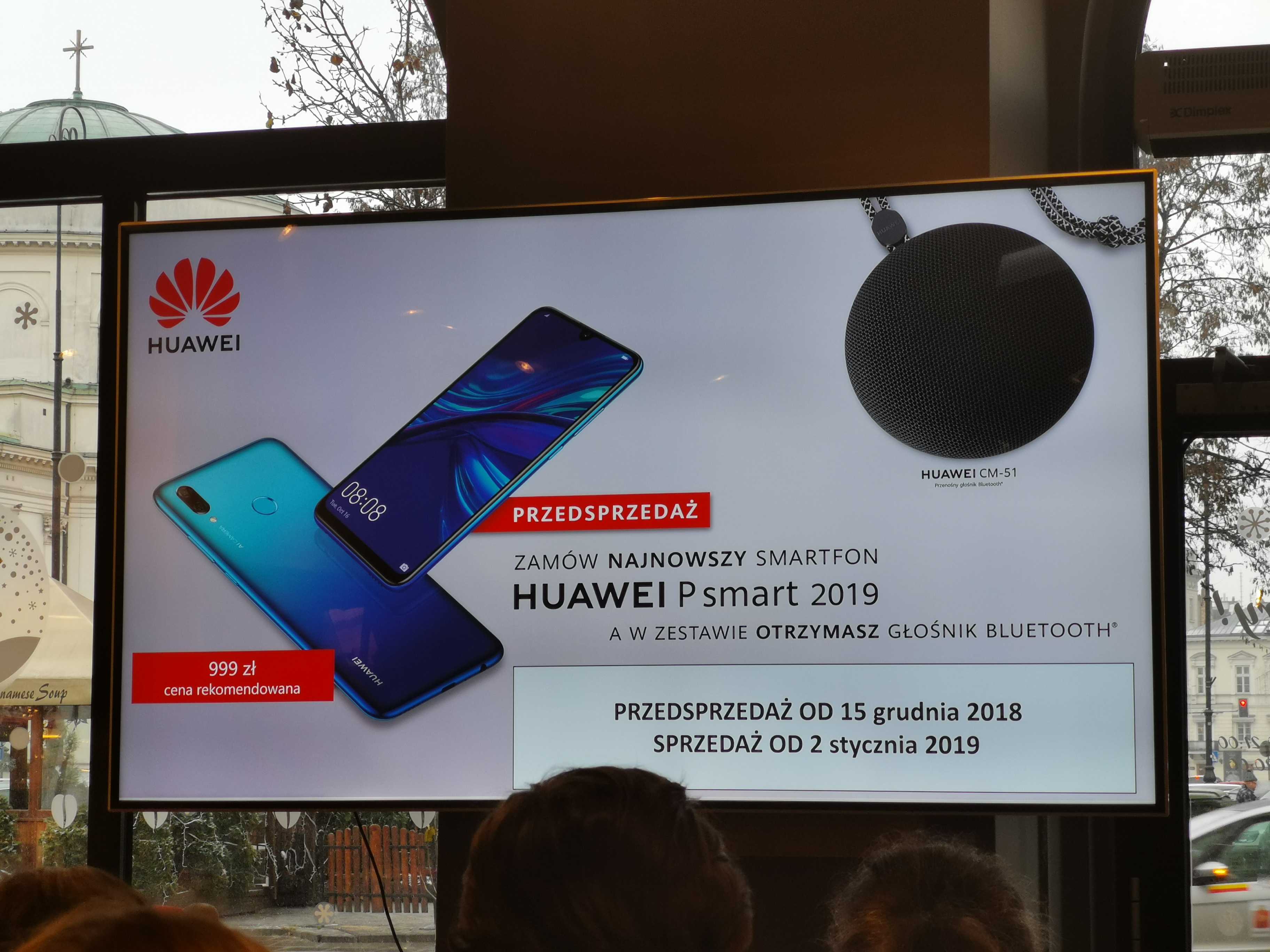 Huawei P Smart 2019 od stycznia w Polsce