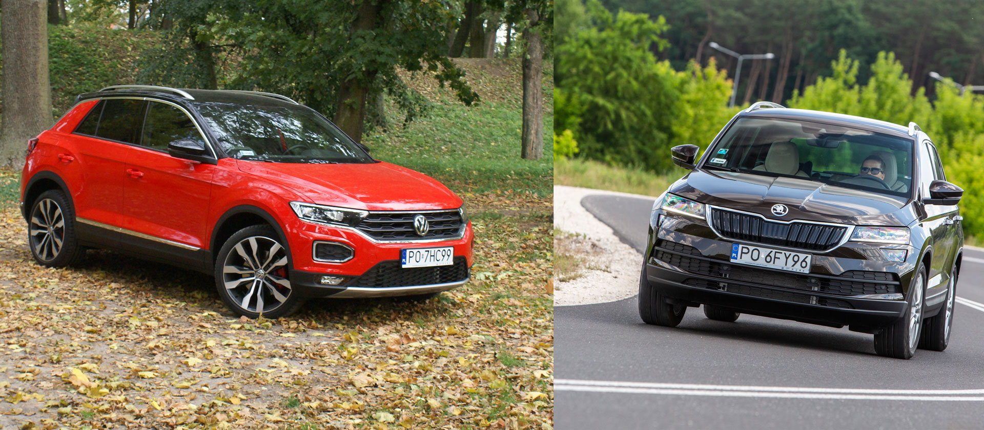 TEST: Škoda Karoq vs Volkswagen T-Roc – czy popularność idzie w parze z technologią?