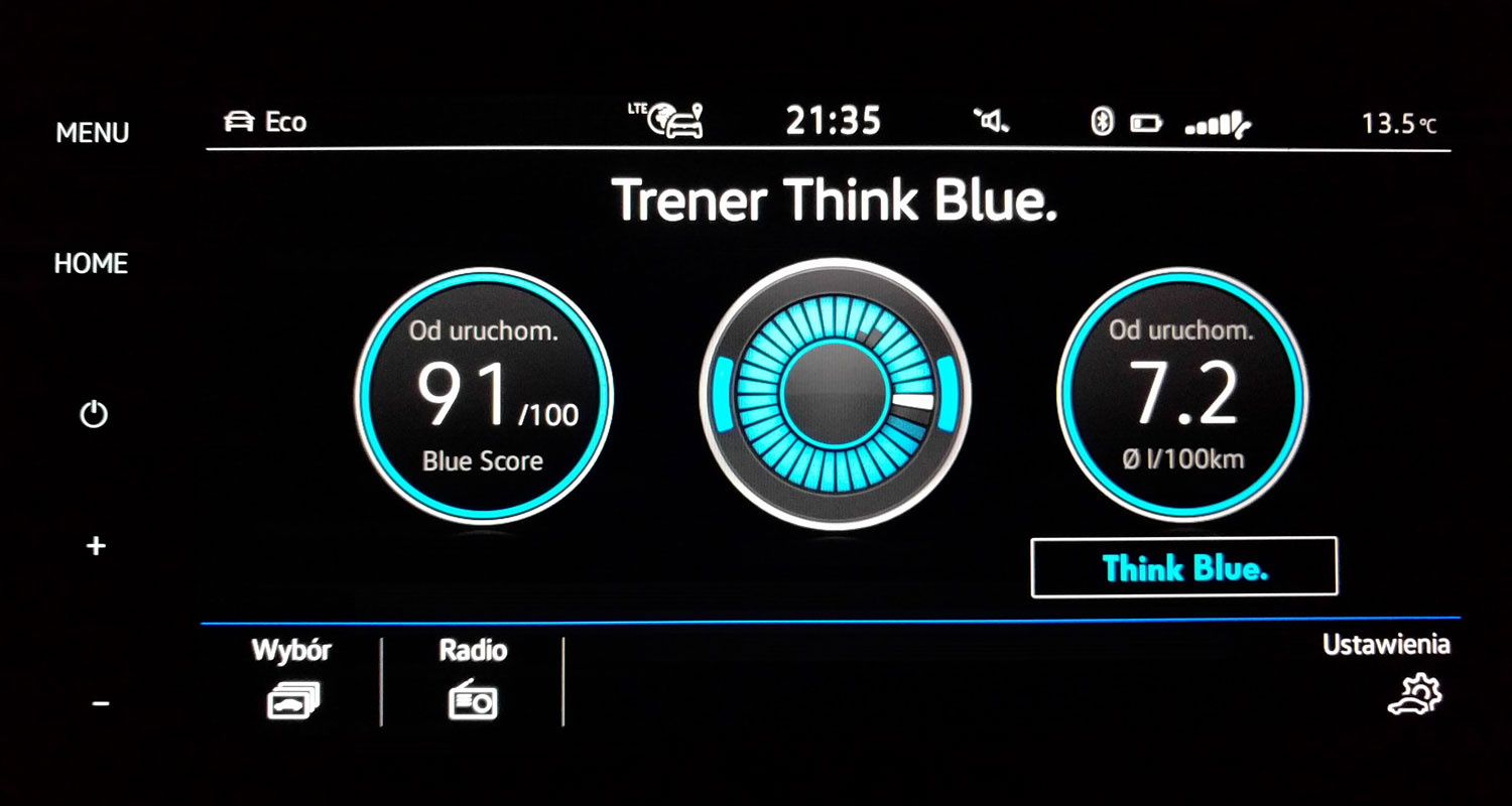VW Golf R Variant - kokpit