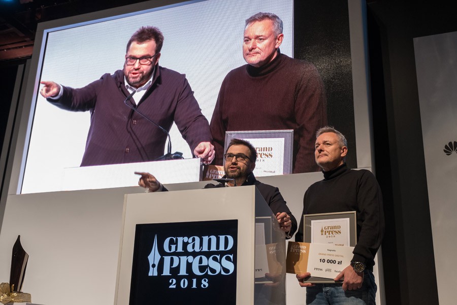 Grand Press: 9 redakcji internetowych z nominacjami i nagrodami