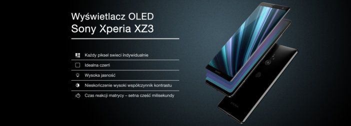 Wyświetlacz OLED Xperia XZ3
